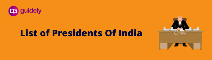 List Of Presidents Of India PDF From 1947 To 2024 With Photo