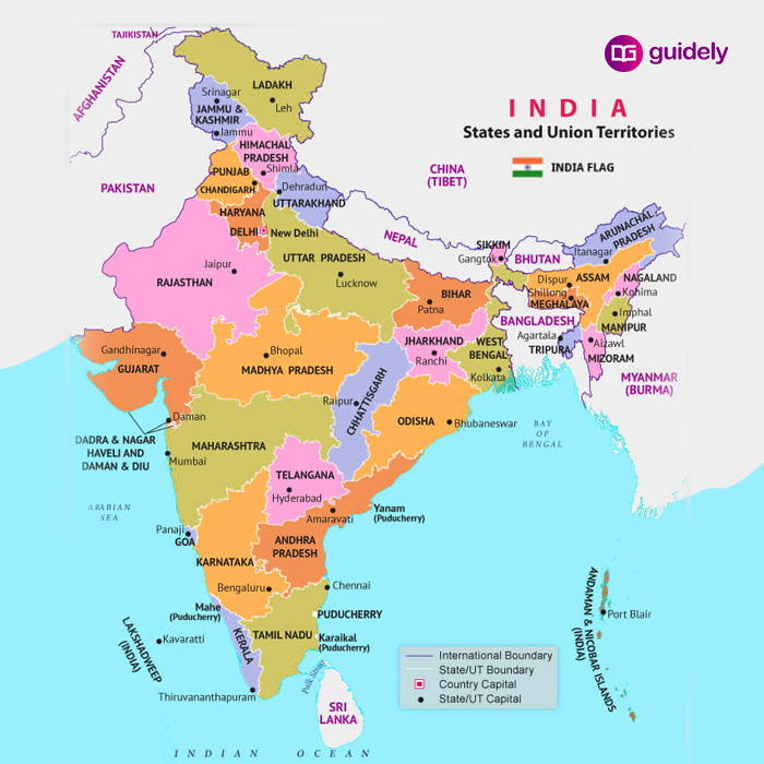 List Of 28 States And Capitals Of India 2022 PDF English Hindi 2023 