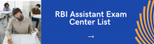 rbi assistant exam center list