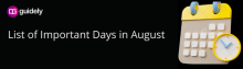 list of important days in august