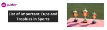 list of important cups and trophies in sports