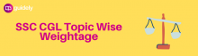 ssc cgl topic wise weightage