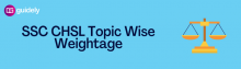 ssc chsl topic wise weightage
