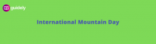 international mountain day