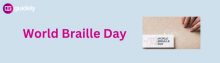 world braille day