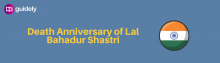 death anniversary of lal bahadur shastri