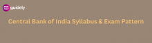 central bank of india syllabus and exam pattern