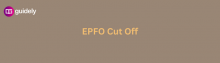 epfo cut off