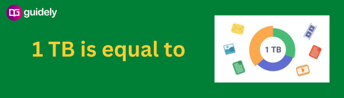 1 TB Is Equal To