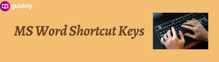 Ms Word Shortcut Keys Ms Word Shortcut Keys