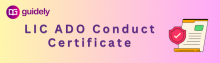 lic ado conduct certificate