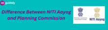 difference between niti aayog and planning commission