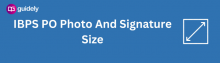 ibps po photo and signature size a