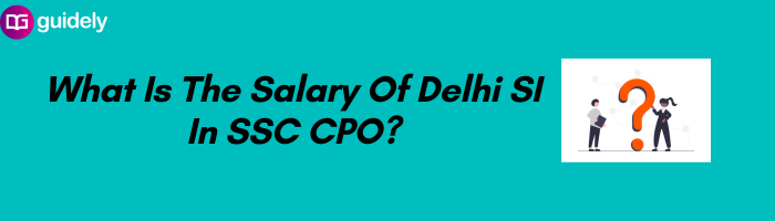 What Is The Salary Of Delhi SI In SSC CPO?