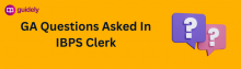 ga questions asked in ibps clerk