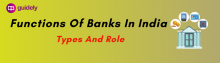 functions of banks in india types and role