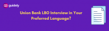 union bank lbo interview language