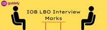 iob lbo interview marks