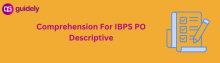 comprehension for ibps po descriptive