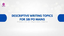 descriptive writing topics for sbi po mains