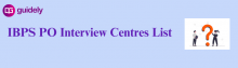 ibps po interview centres list