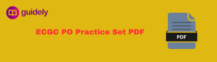 ECGC PO Practice Set PDF Free Download with Solutions 2026
