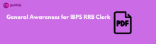 ga for ibps rrb clerk