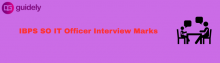 ibps so it interview marks