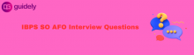 ibps so afo interview questions
