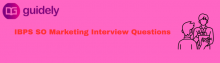 ibps so marketing interview questions