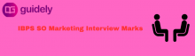 ibps so marketing interview marks