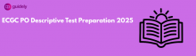 ecgc po descriptive test preparation