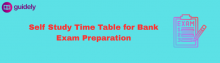 bank exam preparation time table