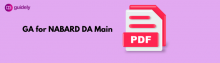 ga for nabard da
