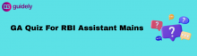 ga quiz for rbi assistant