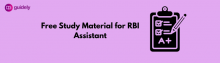 study materials for rbi assistant