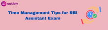 time management tips for rbi assistant