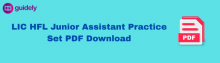 lic hfl junior assistant practice set