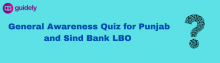ga quiz for punjab sind bank lbo