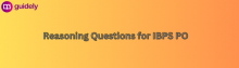 reasoning questions for ibps po