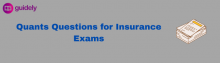 quants questions for insurance exams