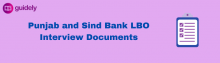 punjab and sind bank lbo interview documents