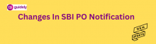 new changes in sbi po notification