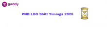 pnb lbo shift timings