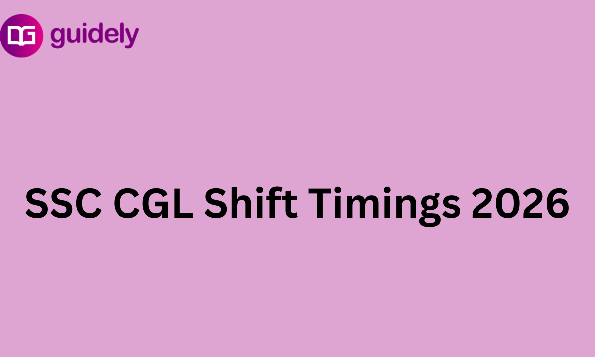 ssc cgl shift timings