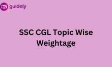 ssc cgl topic wise weightage