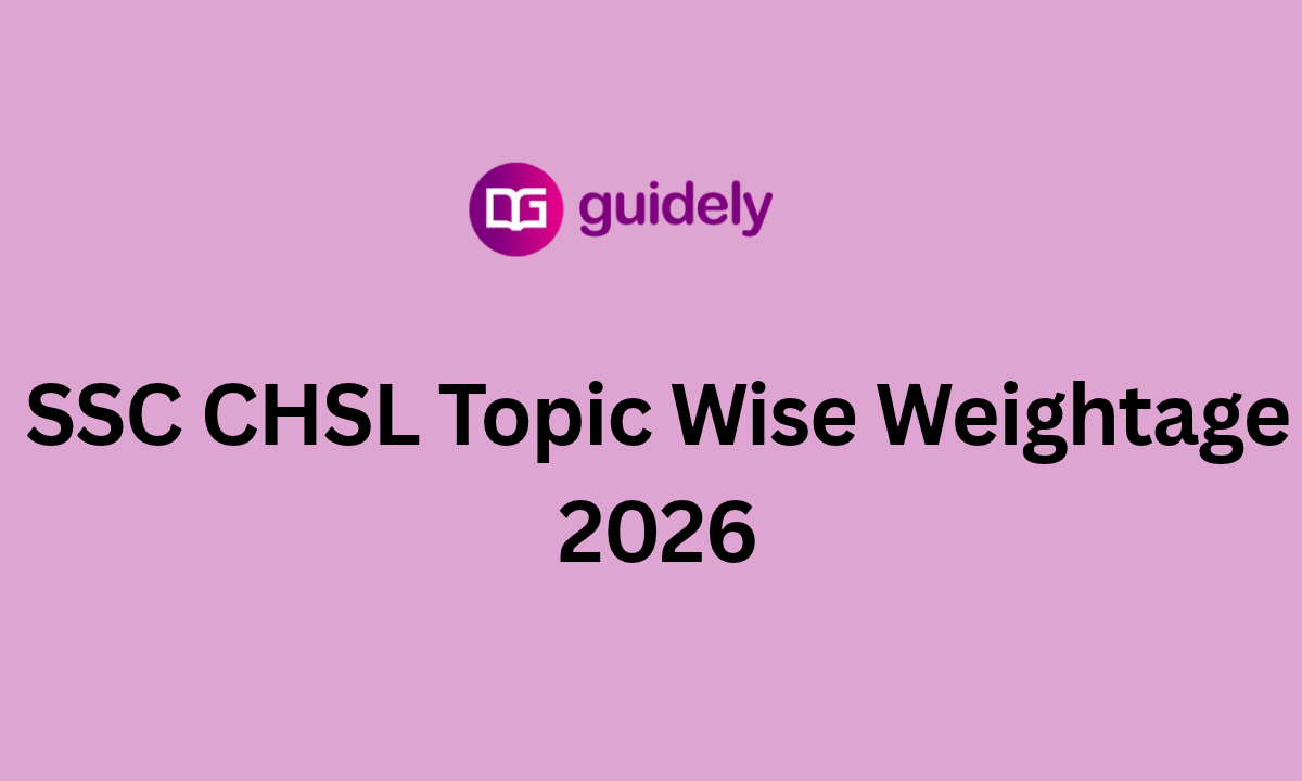 ssc chsl topic wise weightage