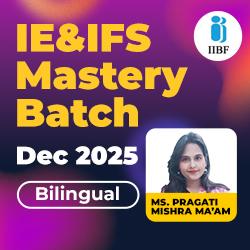IE&IFS Mastery Batch Nov 2025