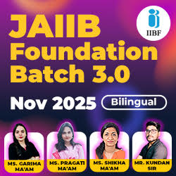 JAIIB Foundation Batch 3.0 Nov 2025