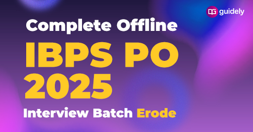 IBPS PO 2025 Offline + Online Interview Batch Erode (TN)